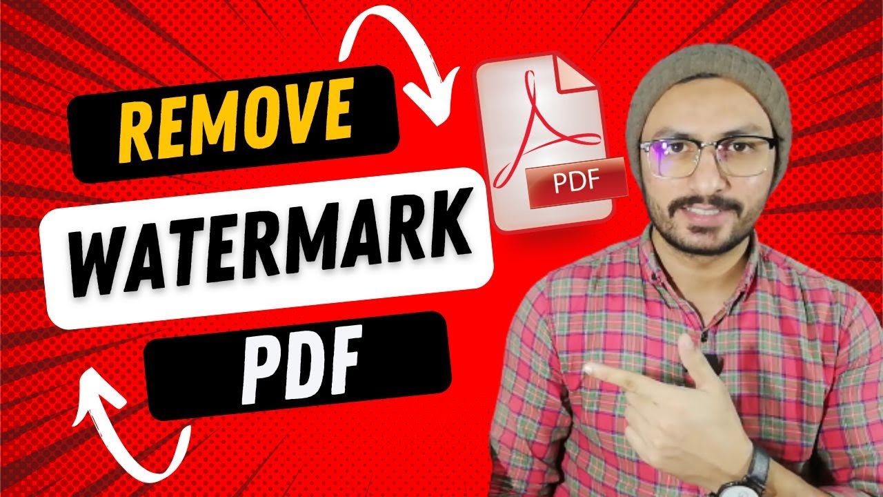 how to remove watermark from pdf file online free | remove a watermark pdf