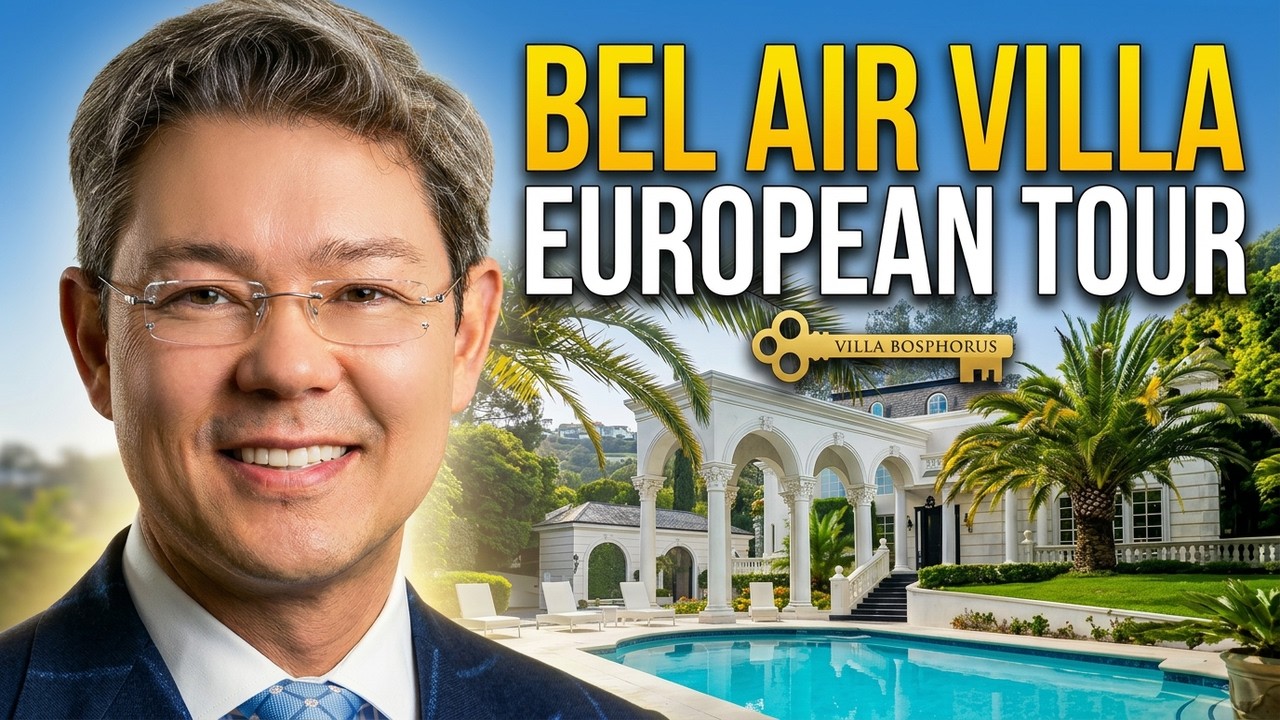 The Villa Bosphorus in the Stone Canyon area of Bel Air - Bel Air home for sale
