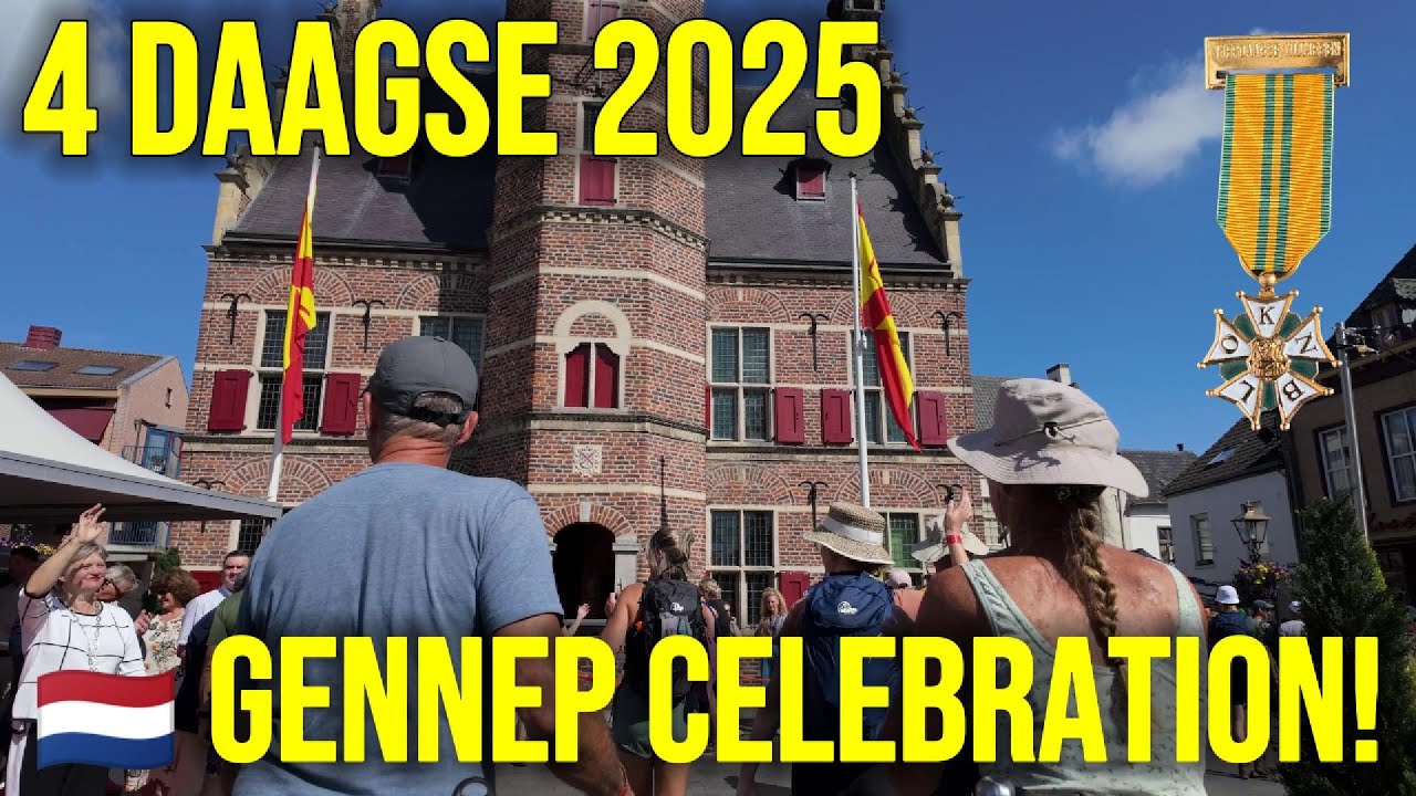 4K 🇳🇱 Gennep Cheers On the Walkers | 4Daagse 2025