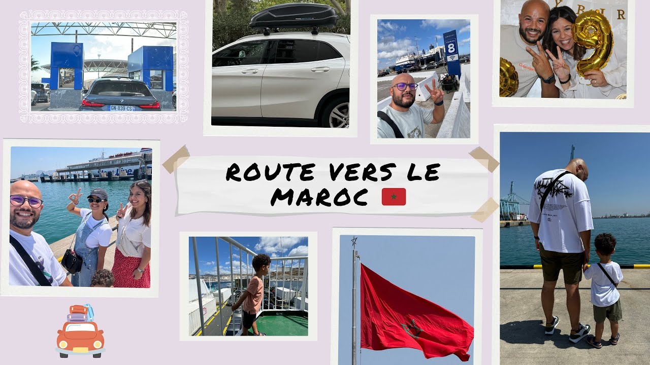 La route du Maroc 🇲🇦 en voiture -2024- La route du bled 🇲🇦❤️