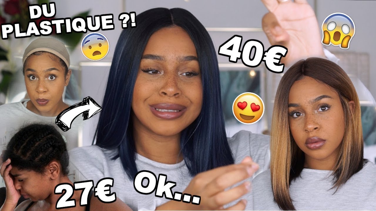 J'AI ACHETÉ DES PERRUQUES SYNTHÉTIQUES .. OH MY GOD .. 😨😱