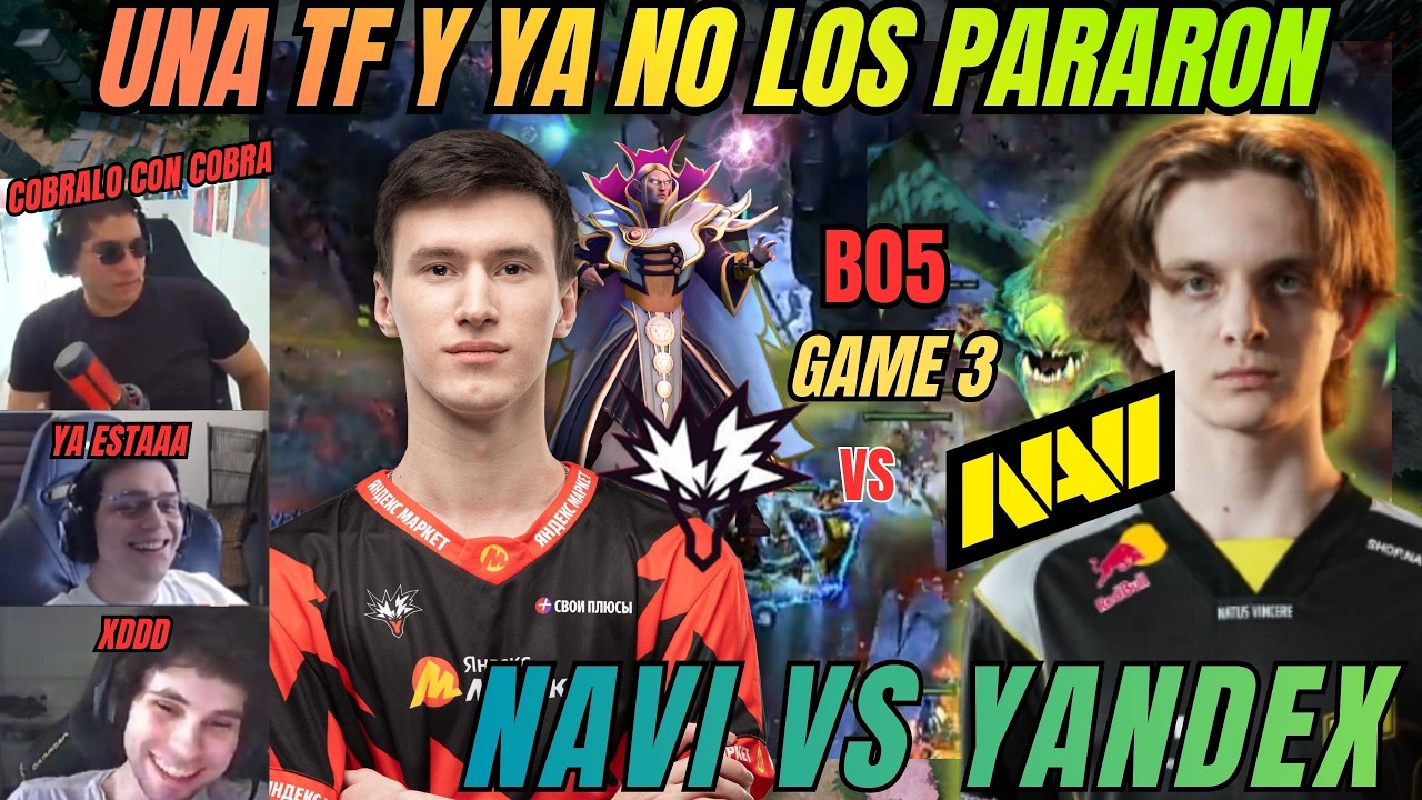 Benjaz, matthew y los skeres viendo NAVI VS YANDEX - BLAST SLAM VI - DOTA 2