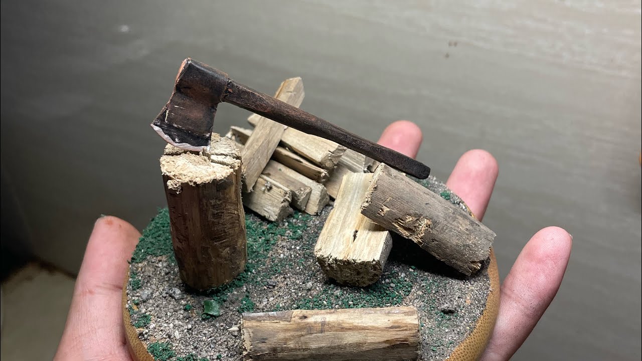 Miniature Axe DIY tutorial Video🪓🪓