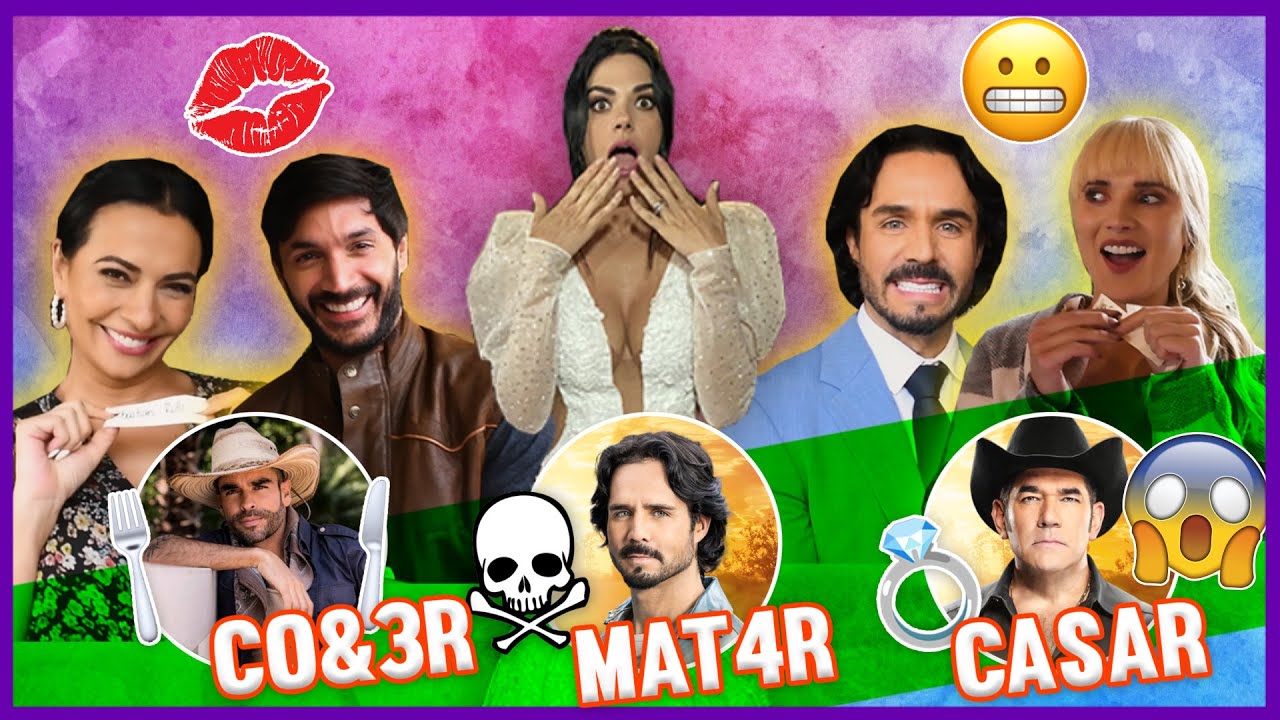COMER, CASAR O M4TAR 3XTR3M0 | Versión Actores 🔥 | Livia Brito