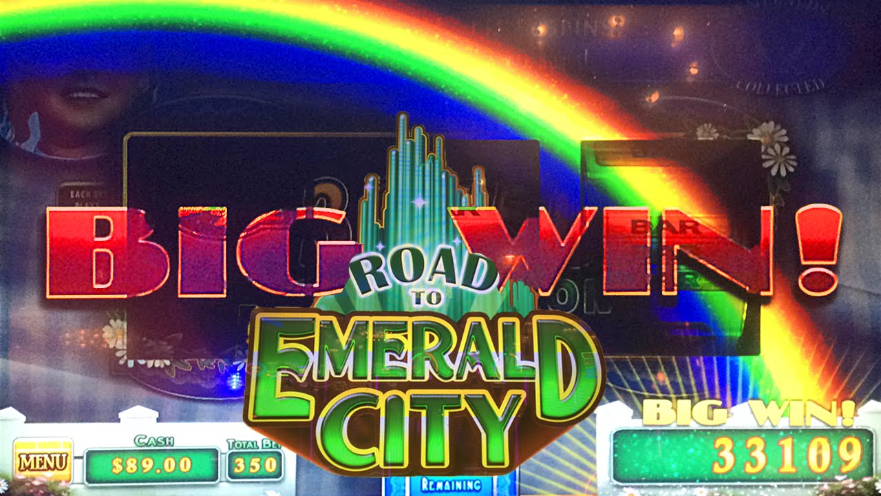 BIG WIN w/ Surprise Glinda Ending! MAX BET - Wizard of Oz Road to Emerald City Slot Machine Bonus