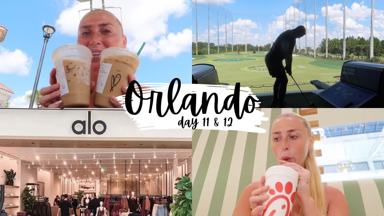 ВИДЕОБЛОГ ОБ ОРЛАНДО, ФЛОРИДА! ДНИ #11 и 12: Premium Outlets, Top Golf, Mall at Millenia и Cheese...