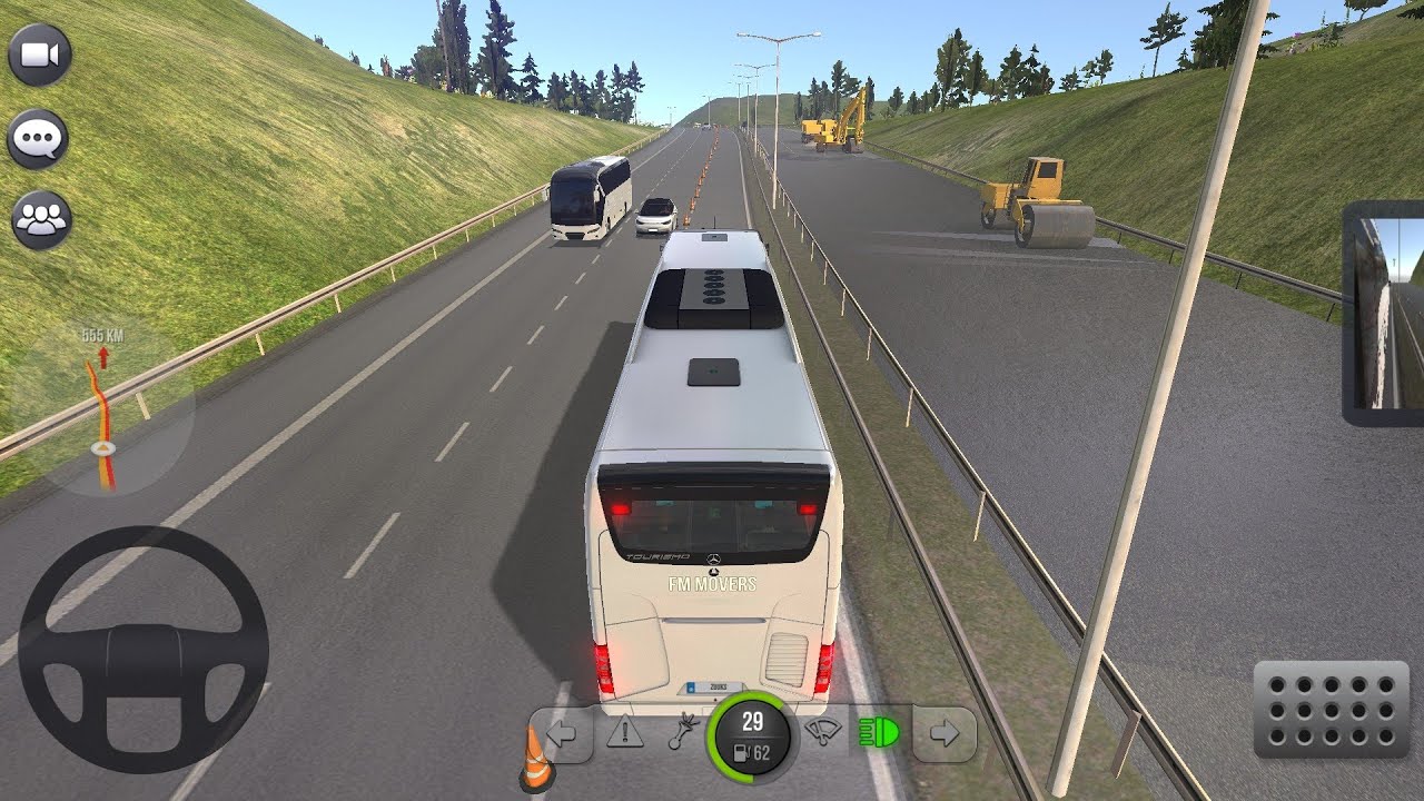 First route of new Mercedes / bus simulator ultimate / ultra HD gameplay
