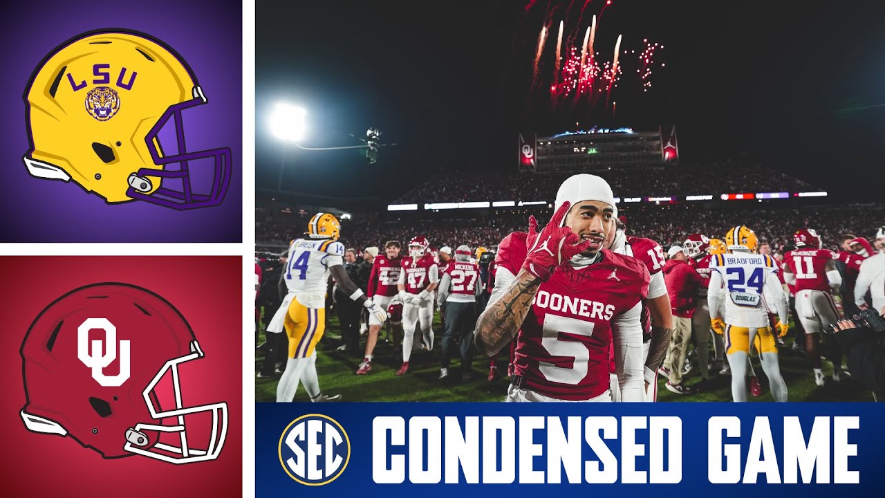 LSU Tigers at No. 8 Oklahoma Sooners | Condensed Game | 2025 SEC Football