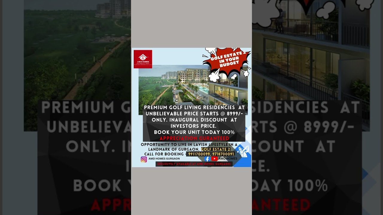 M3M GOLF Estate 2 inaugural offer @nandaeestates #golfestate #viral #trending #golfestate