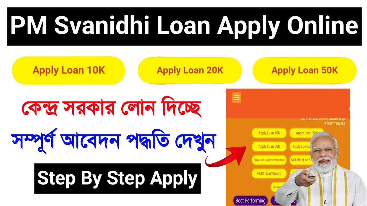 PM Svanidhi 10k Loan Apply Online.PM Svanidhi 20k Loan Apply Online.PM Svanidhi 50k Loan Apply Onlin