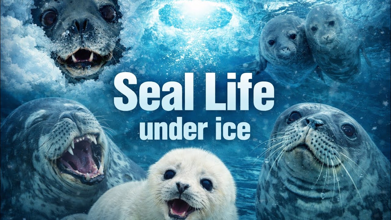 Weddell Seal Life Under Ice 