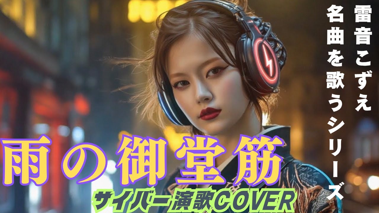 AI演歌歌手が歌ってみた「雨の御堂筋」（欧陽菲菲） #サイバー演歌