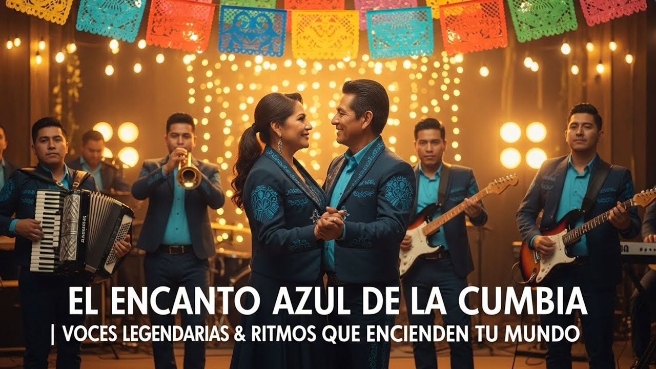 💙🌟El Encanto Azul de la Cumbia | Voces Legendarias & Ritmos que Encienden tu Mundo