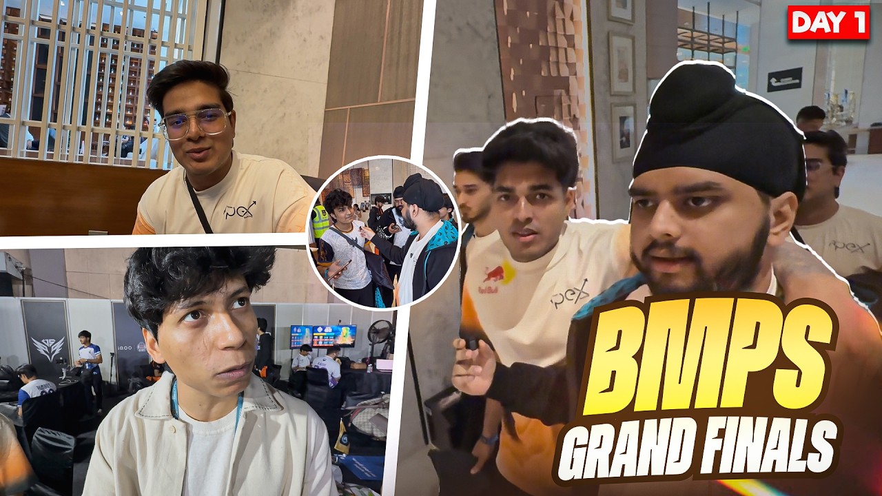 BMPS GRAND FINALS DAY 1 VLOG | TEAM APEX GAMING