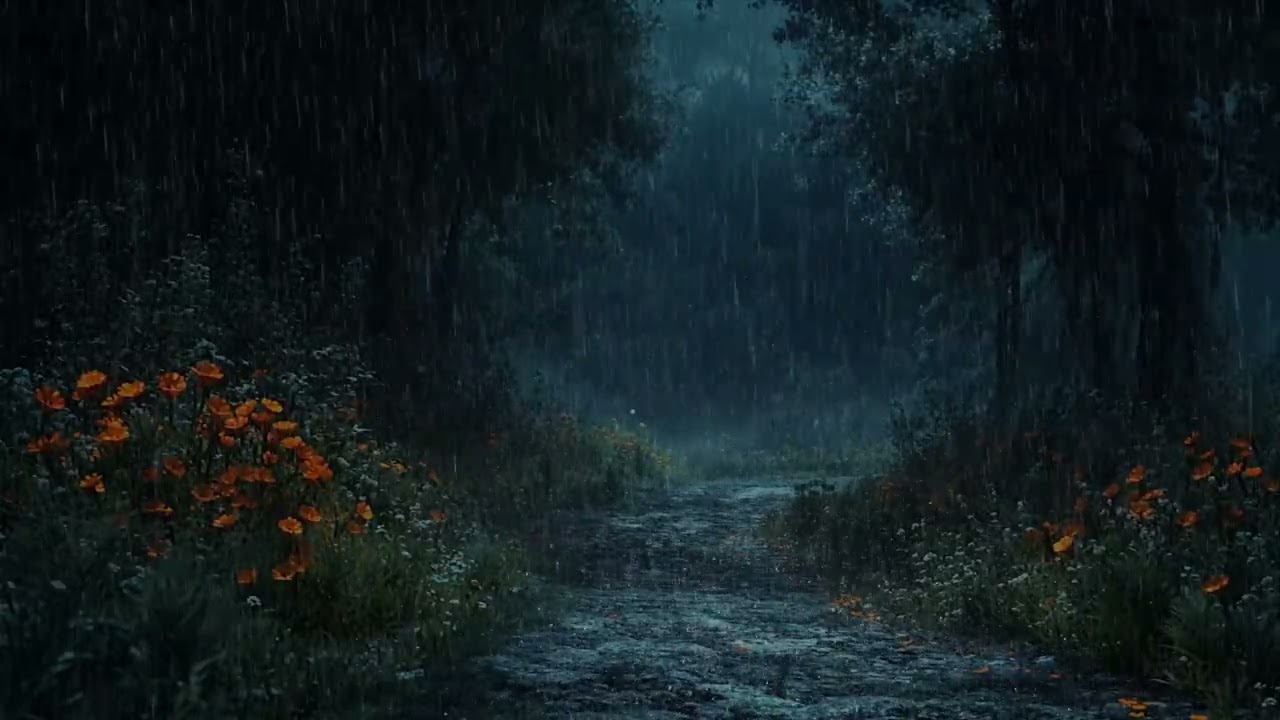 Healing Rain Ambience  Let the Rain Ease Your Stress and Emotions