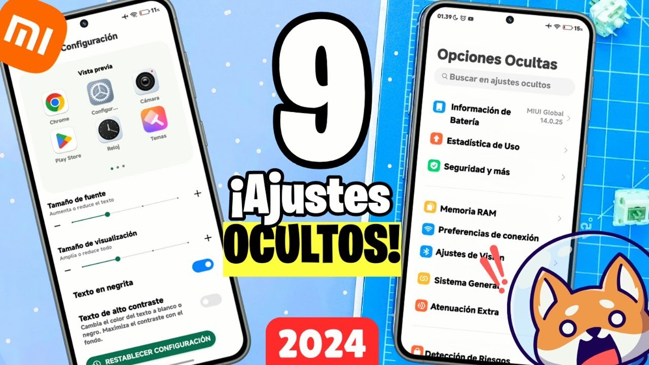 😱Los ENCONTRÉ!!  Increíbles FUNCIONES de MIUI 14 y HyperOS ocultas!!✅Xiaomi - POCO