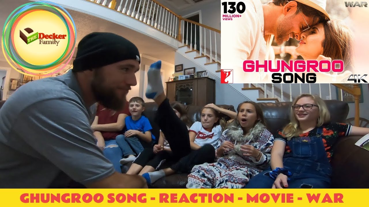 Ghungroo Song - The Decker Family - Reaction
