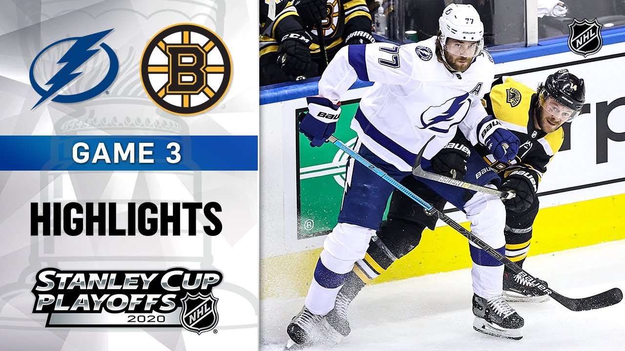 NHL Highlights | Second Round, Gm3 Lightning @ Bruins - Aug. 26, 2020