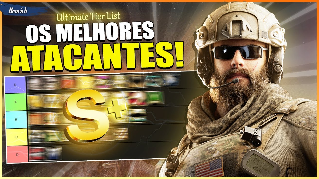TIER LIST - OS MELHORES ATACANTES DO RAINBOW SIX SIEGE! [Atualizado 2025]