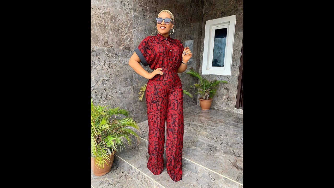 How to make a pallazzo Jumpsuit with kimono sleeves,shirt placket and collar.