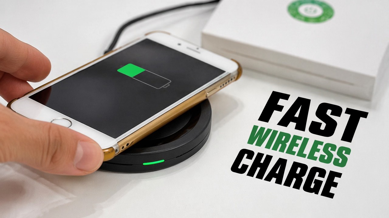 Fast Charge Your Phone with the Qi Wireless 10W Charging Pad by RAVPower