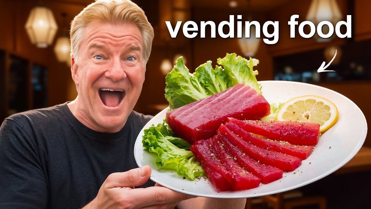VENDING MACHINES at Tsukiji Fish Market in Japan! ~ Eric Meal Time #1026