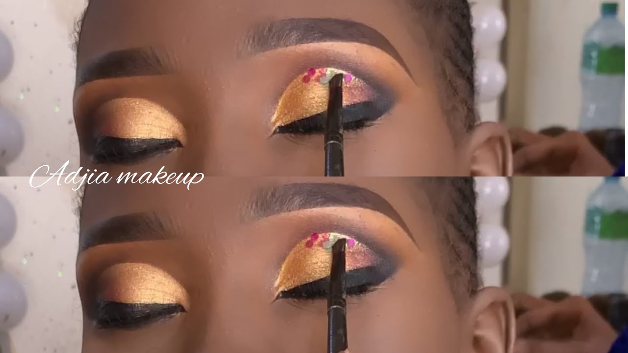 Maquillage Teint noir Cérémonie (#adjiamakeup )
