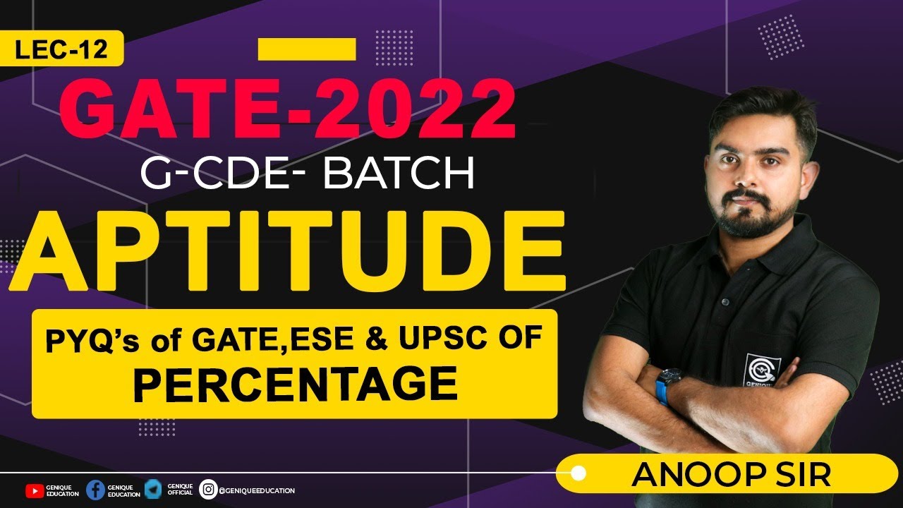 Progression || GATE/ESE 2022 I G-CDE Batch I GATE Live Class