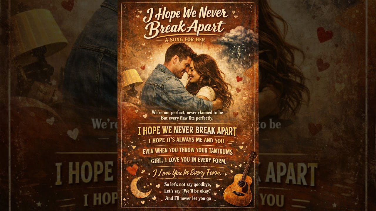 Hope we never brake apart 