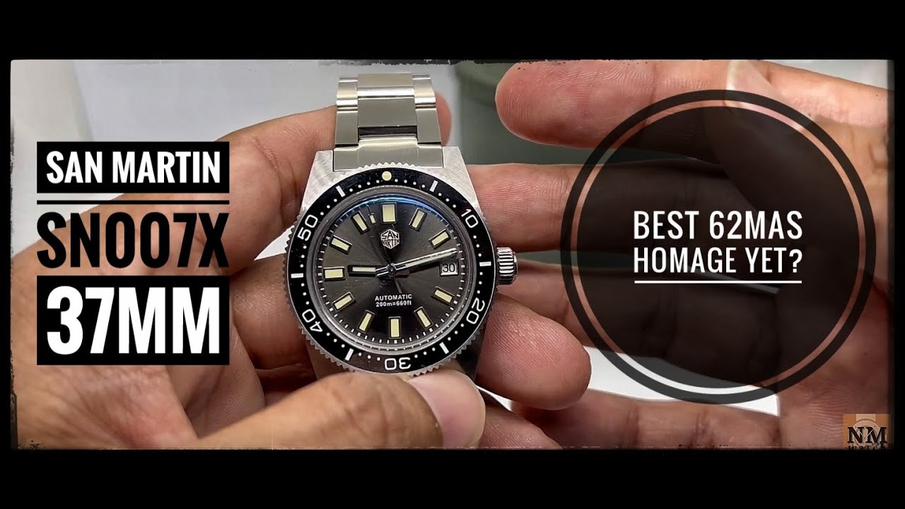 First look at the San Martin 37mm SN007X | The best 62MAS homage you can get on AliExpress Sales?