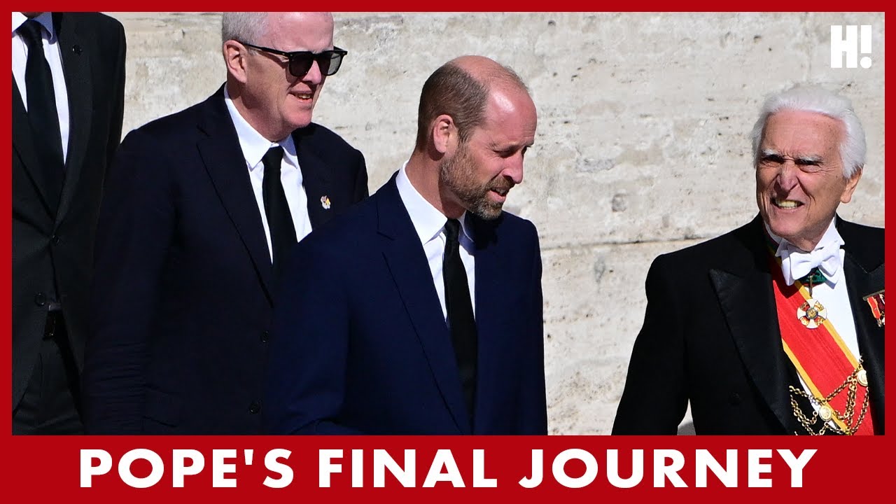Prince William & Sir Keir Starmer: Pope's Funeral Arrival | HELLO!