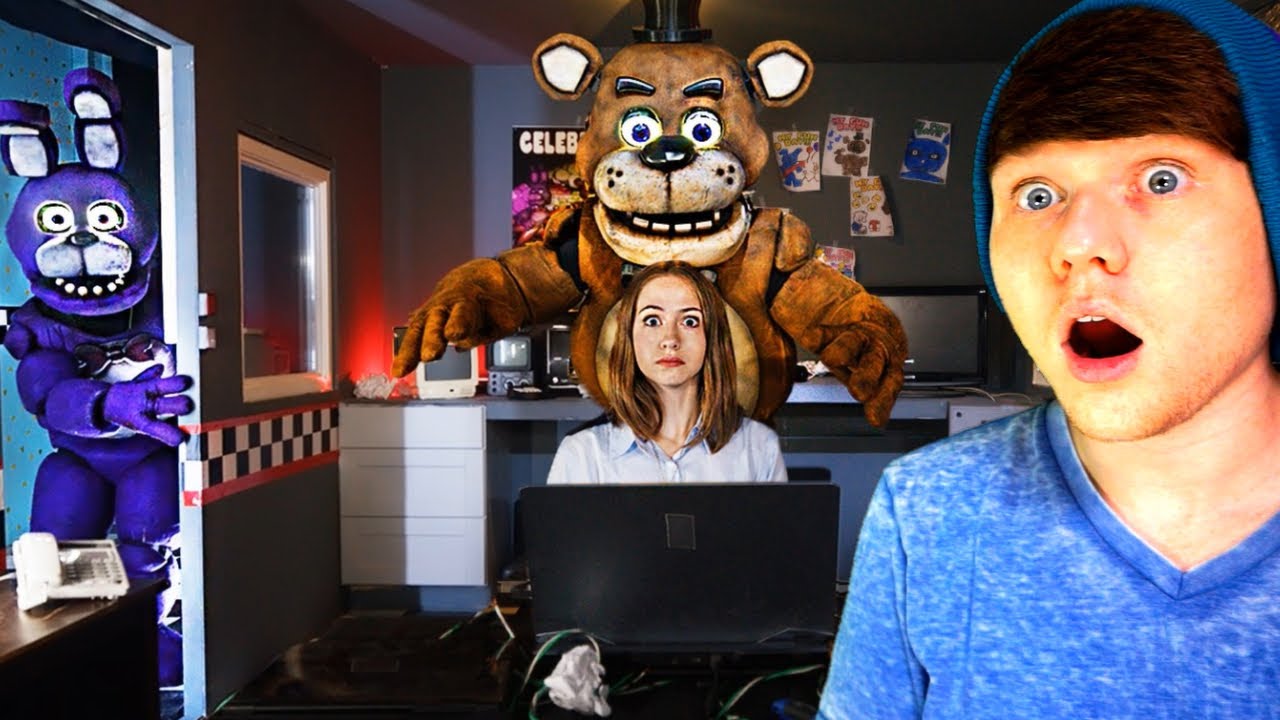 Five Nights At Freddy's In Real Life @shilohandbros REACTION!