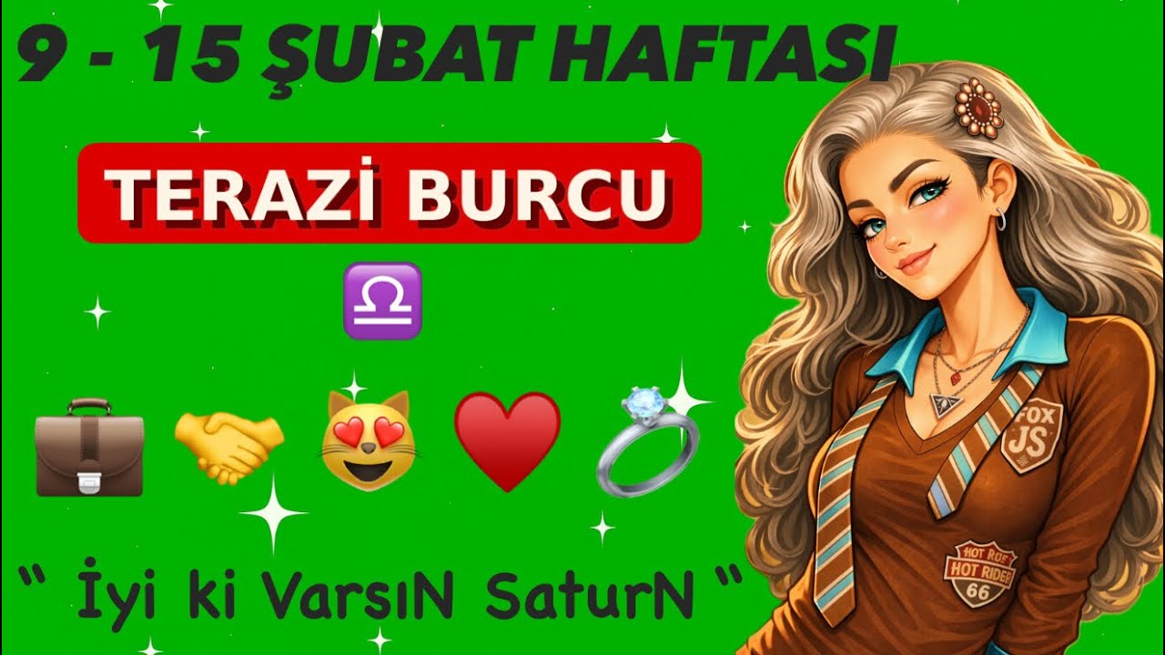 ✅ TERAZİ Burcu ♎ | 9 – 15 Şubat Haftalık Burç Yorumları | Saturn in Aries 🪐