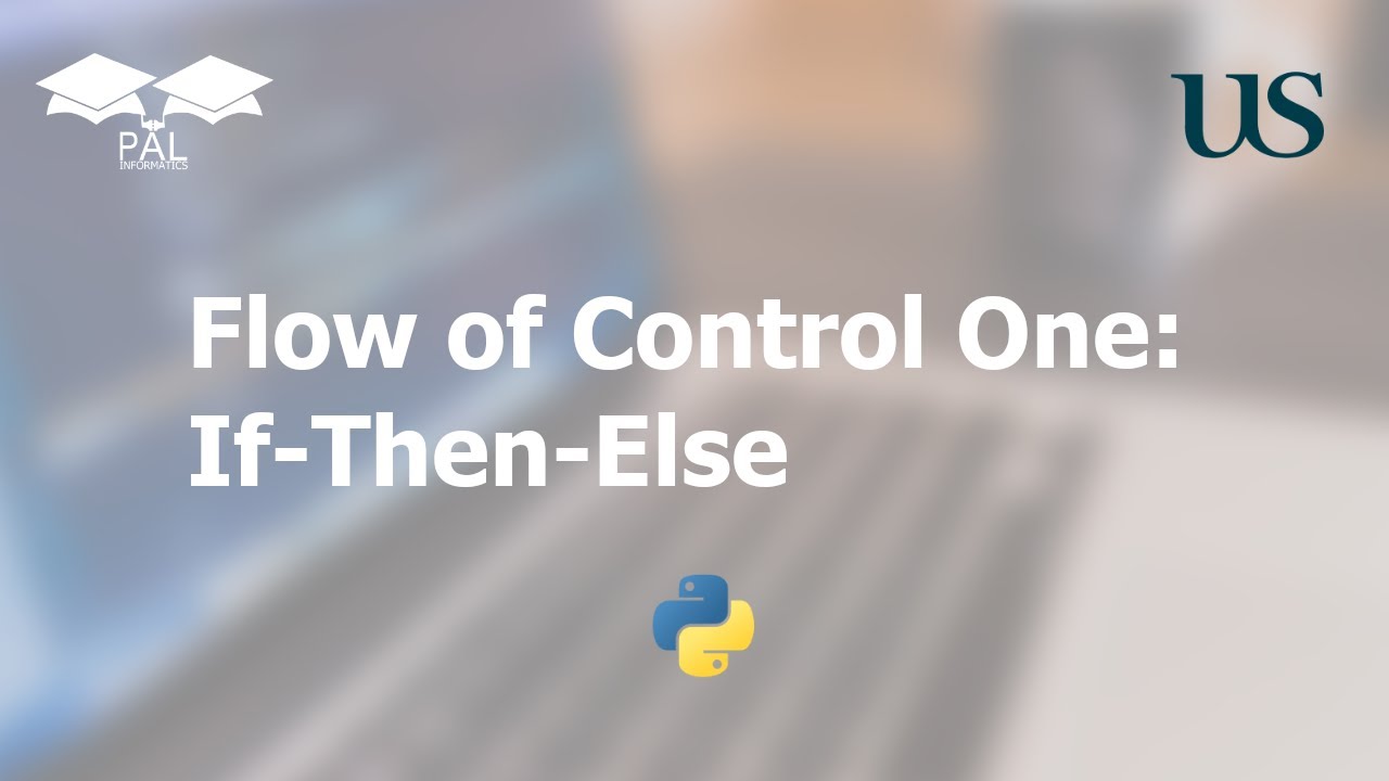 Flow of Control 1: If...then...Else - Python Crash Course