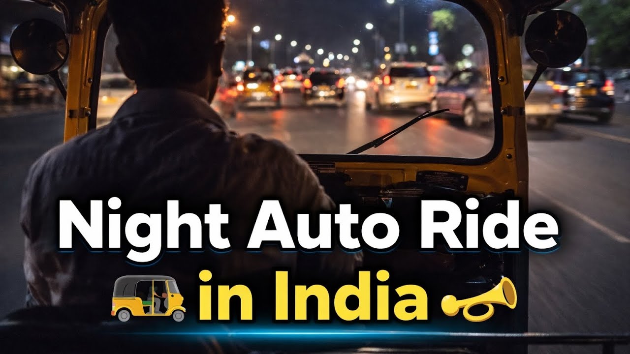 Bhubaneswar Night Auto Ride 🚖 | City Lights & Traffic POV | Odisha 4K Night Drive – POV