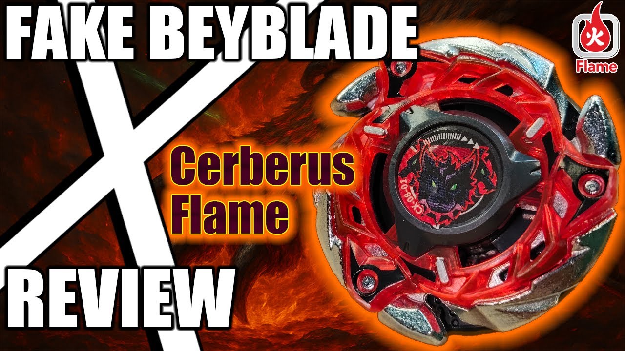 FAKE Cerberus Flame Beyblade X Unboxing Review Flame Brand