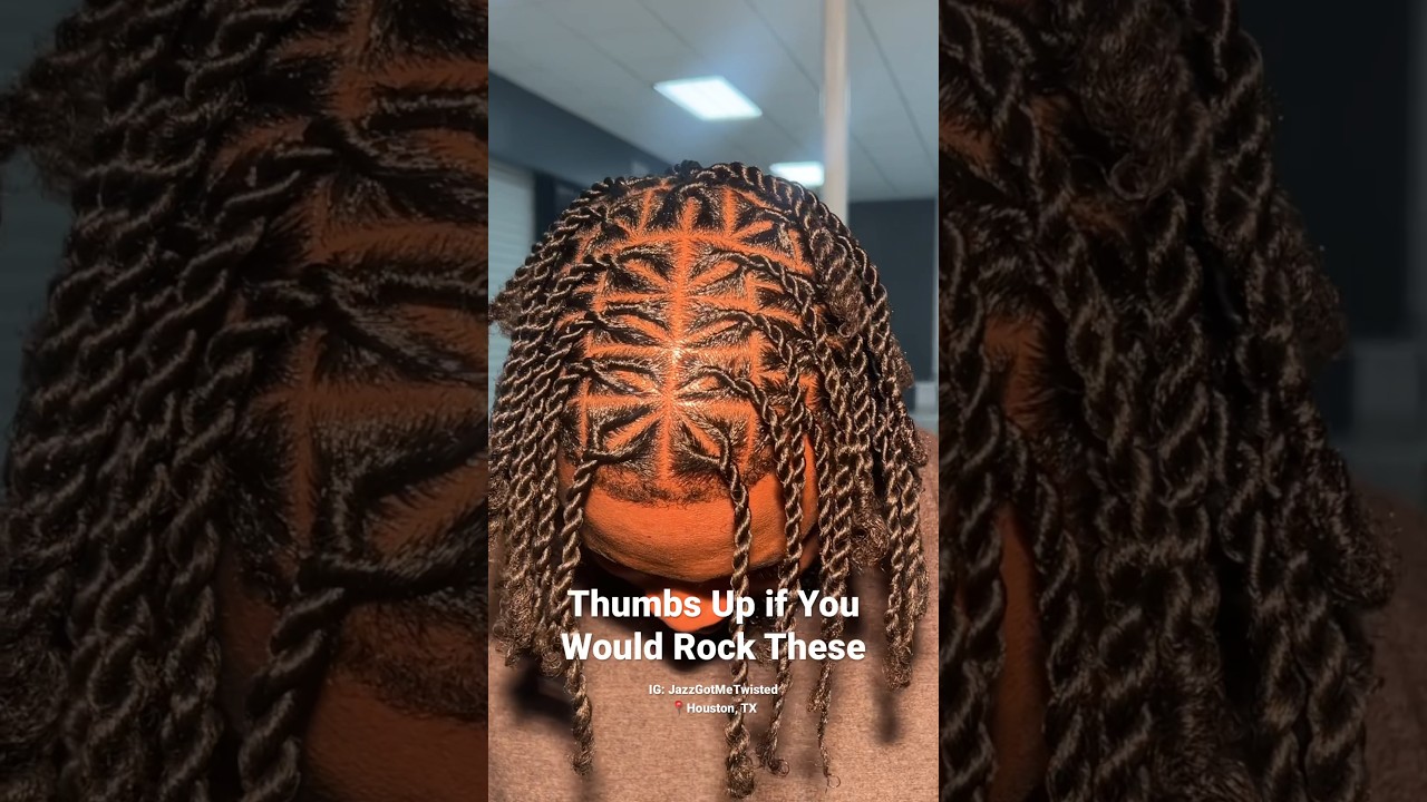Two Strands | Flat Twist | Invisible Locs aka Kamikaze twists￼