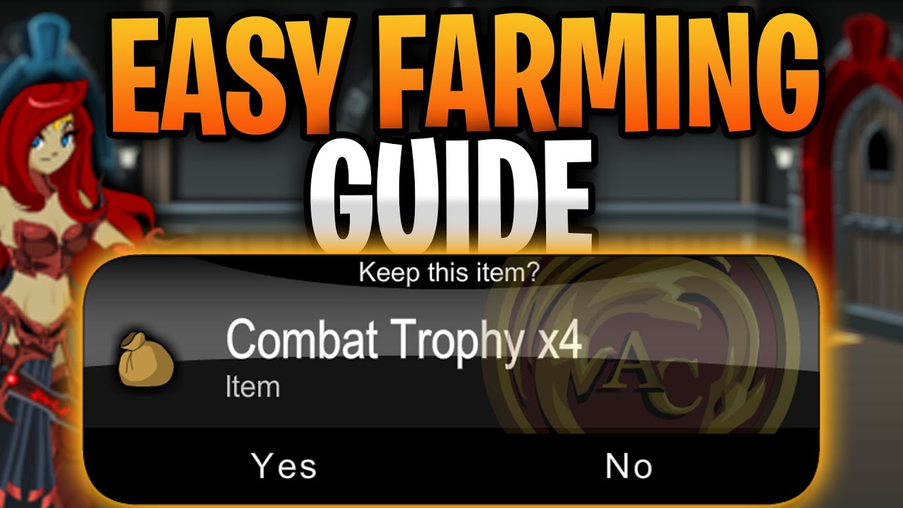 The BEST way to Farm Combat Trophies AQW ( Combat Trophy AQW )