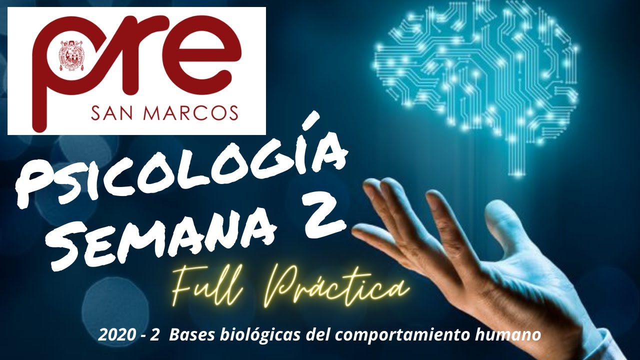 Pre San Marcos Psicología Semana 2 🧠 Bases biológicas del comportamiento humano