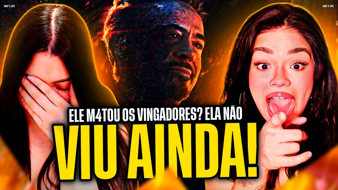 MARVEL: PARTE DA JORNADA É O FIM - TONY STARK [REACT]