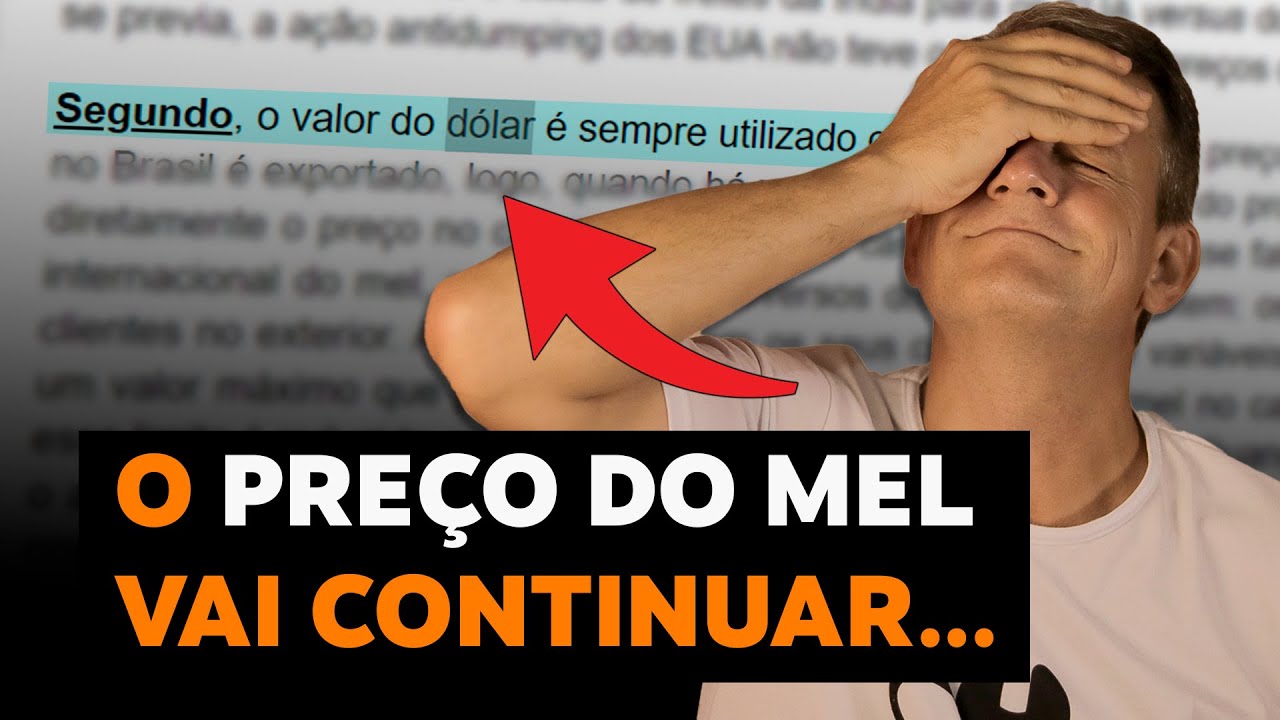 O FUTURO DO PRE&Ccedil;O DO MEL