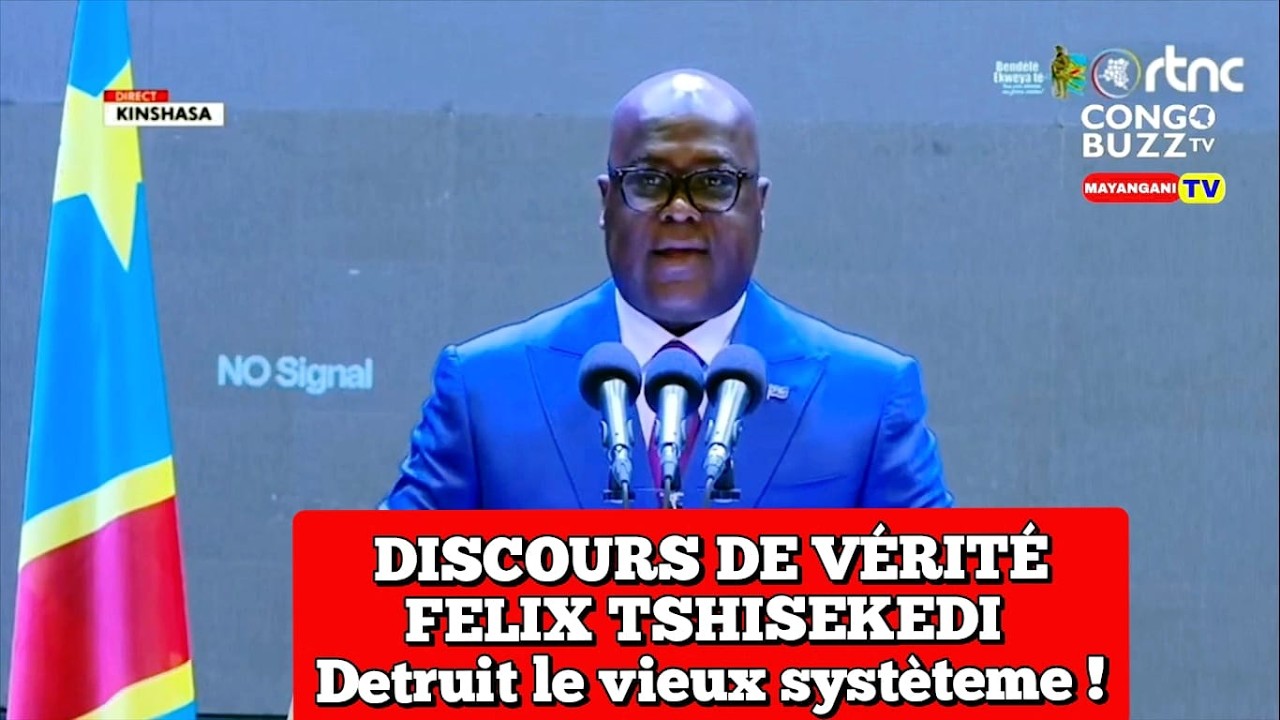 URGENT‼️ DISCOURS FELIX TSHISEKEDI À LA NATION  APRÈS USA🇺🇸 