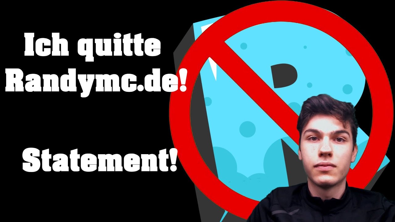Statement zu RandyMC + Ich quitte Randymc.de!