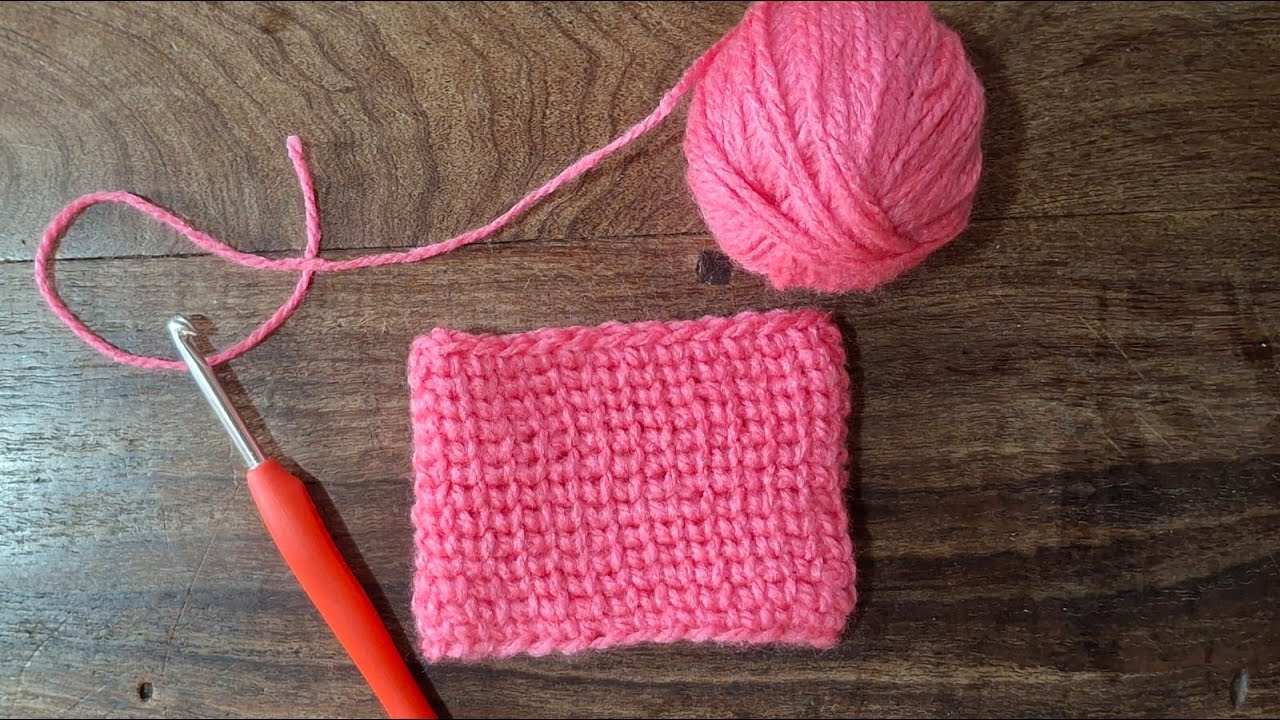 Punto jersey en crochet