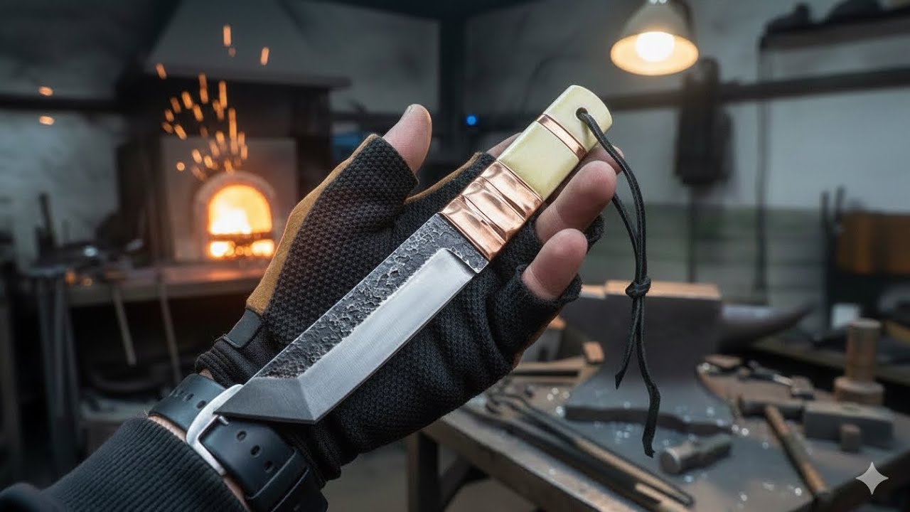 Metal Parçası Çöptü. Şimdi Jilet Gibi Bir Bıçak 😳