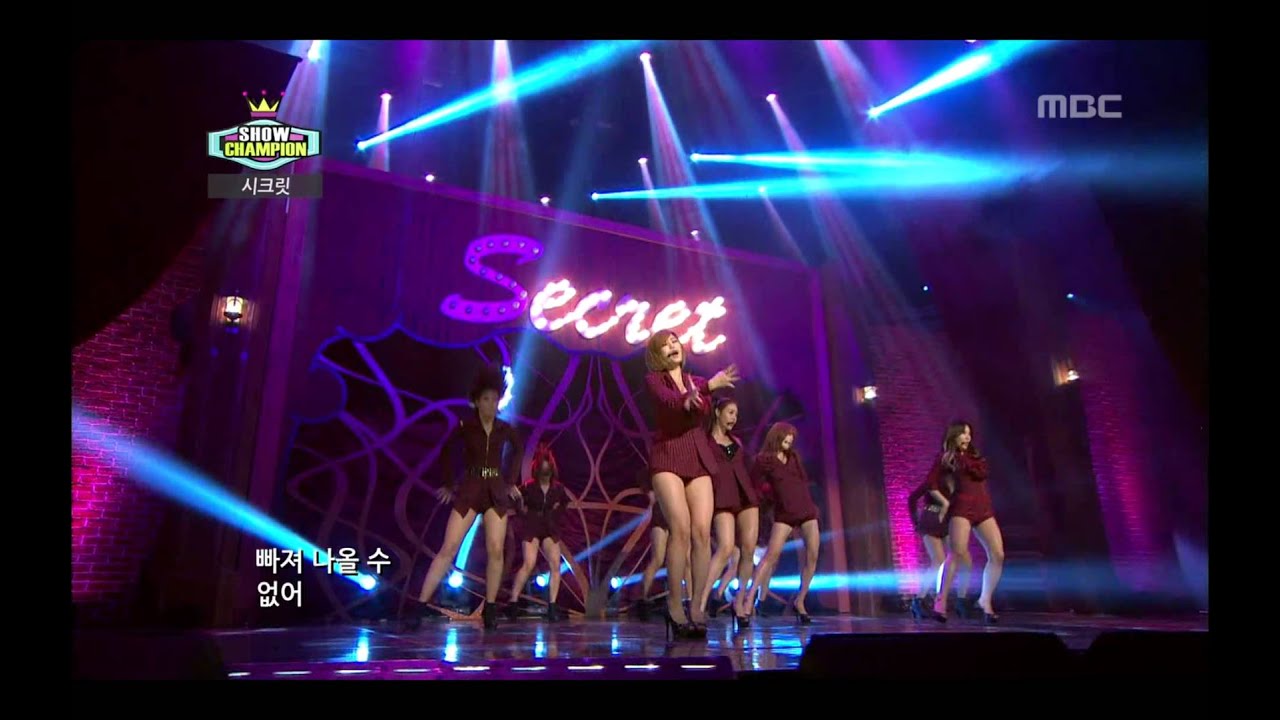 SECRET - POISON, 시크릿 - 포이즌, Show Champion 20121002