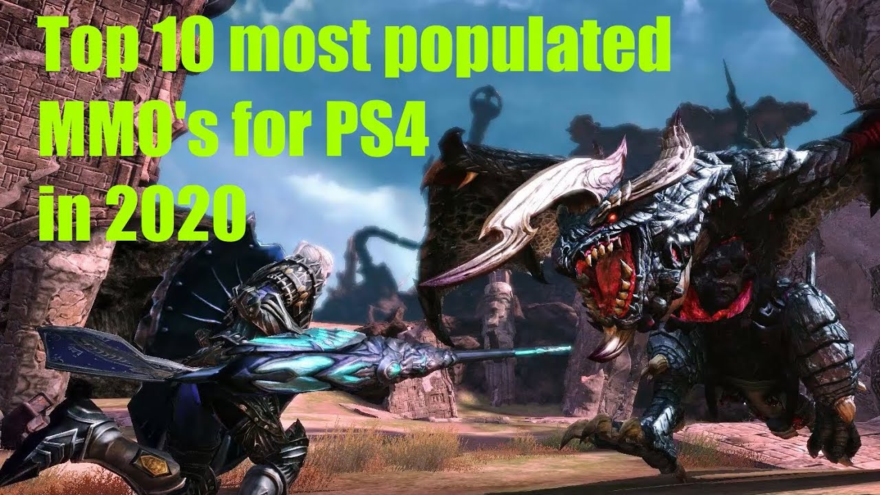 Top 10 most populated MMO's for PS4 in 2020