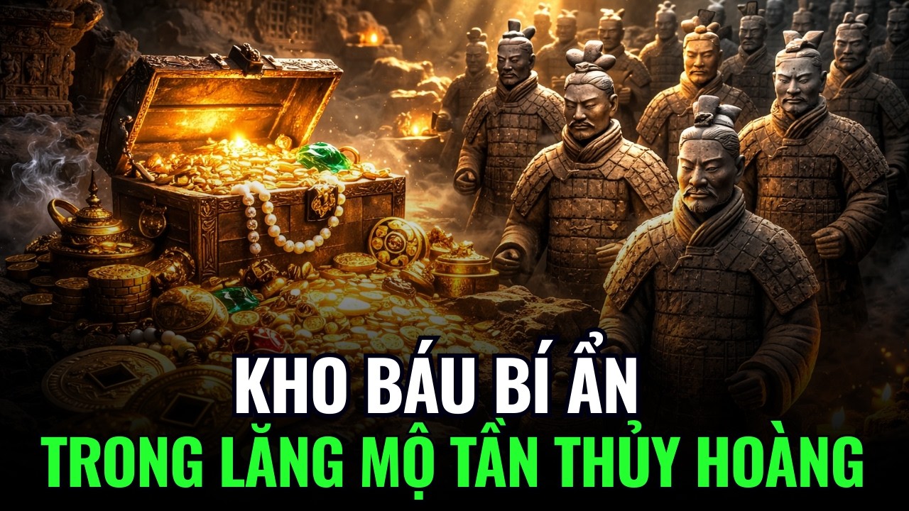 15 BÍ ẨN KINH NGẠC TRONG LĂNG MỘ TẦN THỦY HOÀNG - KHO BÁU 2.000 NĂM VẪN CHƯA ĐƯỢC GIẢI MÃ