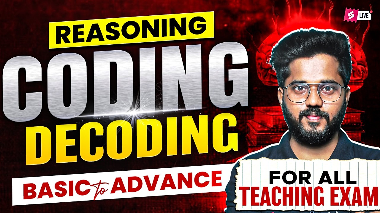 ASSISTANT TEACHER BED 2026 REASONING I COADING & DECODING I REASONING BY KANHU SIR