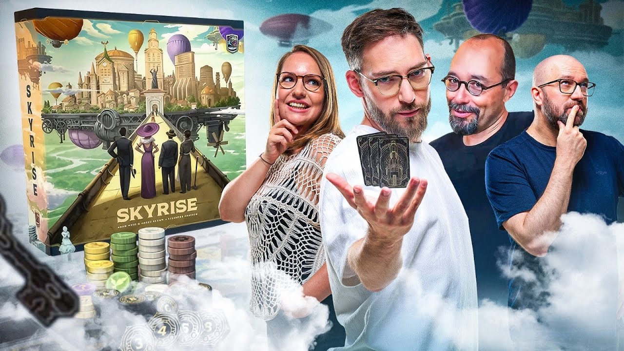 Skyrise, excellent jeu d’enchères avec Mr Guillaume ! 😶‍🌫️ 